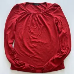 BURBERRY BLACK LABEL 長袖 Tシャツ 38 レッド