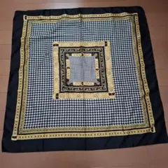 レディース　スカーフ　千鳥　ポリエステル100%