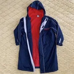 美品NIKE ベンチコート ネイビー/レッド サイズ140