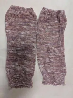 《靴下屋》フリーサイズ 赤っぽいピンク レッグウォーマー