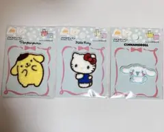 パイルワッペン ハローキティ ポムポムプリン シナモロール ダイソー