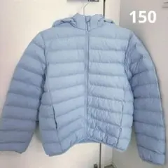 今季　ユニクロ UNIQLO　パフテックウォッシャブルパーカ　コート150キッズ