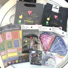 SixTONES ラッピング バッグ マスキング テープ シール ジップバッグ