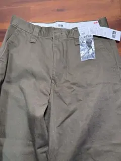 Uniqlo U ワイドフィットチノ 38 ダークブラウン