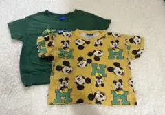 まとめ売り歓迎♡ミッキーマウス　100cm Tシャツ2枚セット【50】