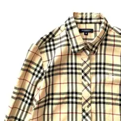 美品 Burberry London ノバチェック 長袖 シャツ サイズM