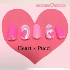(8)ハート×プッチ柄