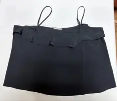 H&M フリル キャミソール ブラックのサムネイル