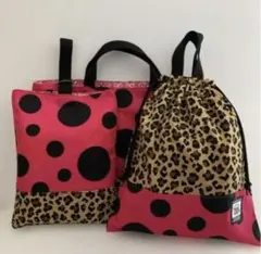 【これで安心‼︎3点セット】レッスンバッグ　上靴入れ　体操服入れ　ハンドメイド