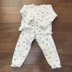 花柄キルティングベビーパジャマ95cm以下
