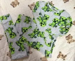 Minecraft クリーパー柄パジャマ PJ サイズ8(130cm)US購入品