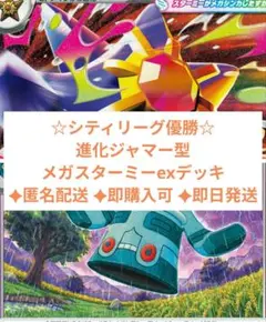 ☆シティリーグ優勝☆ メガスターミーexデッキ 進化ジャマー型