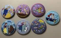 ディズニー 刺繍缶バッジ 7点セット