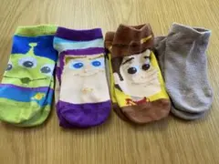 キッズ靴下4点セット　トイストーリー他