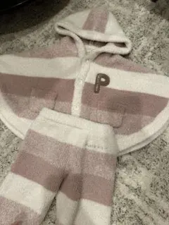 ジェラートピケ ポンチョ パンツセット 80-90㎝