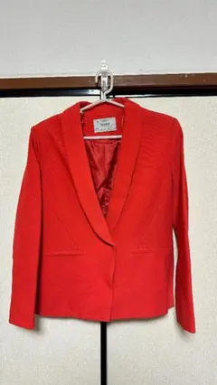 Outfitters ショールカラー レッド 赤 M