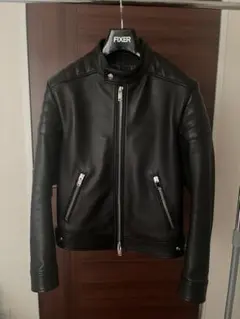 【最終値下】FIXER F2 シングルライダース ブラック フィクサー 44 FIXER(フィクサー) F2(エフツー) SINGLE RIDERS Cow Leather シングル
