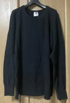 ブラック 長袖 トレーナー