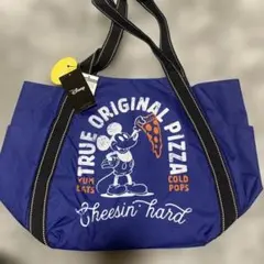 ミッキーマウス ピザデザイン トートバッグ　バルーントートバッグ