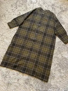 フェリシモ　サニークラウズ　秋色ワンピース　未使用品　チェック