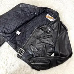 暁様✨米国製42✨ショット ダブルライダースジャケット 618 黒