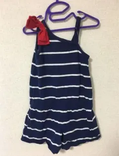 中古★オールドネイビーOLDNAVYアシンメトリーオールインワンつなぎ4T100
