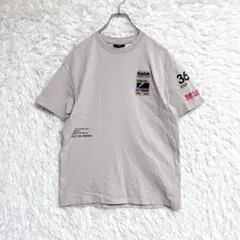 【H&M×Kodak】 コラボTシャツ ベージュ (XS) ロゴプリントのサムネイル