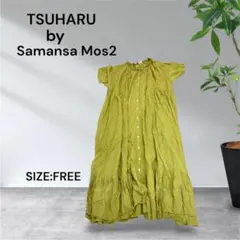 新品❀TSUHARU by Samansa Mos2❀ノースリピンタックワンピ | Mercari
