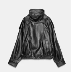 ZARA完売品YSL似フェイクレザージャケットXSサイズ