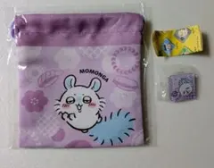 ちいかわ くら寿司 モモンガ 巾着 マグネット 2点セット