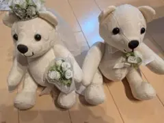 4℃ ウェディングベア ぬいぐるみ ペア