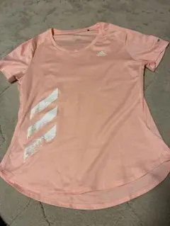 adidas レディース ランニング 半袖 Tシャツ ピンクのサムネイル