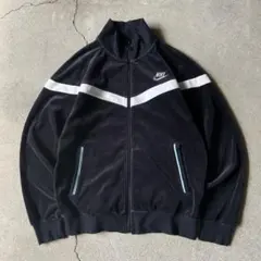 00s NIKE ナイキ ベロア トラックジャケット ブラック L