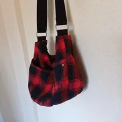 チェック柄ショルダーバッグ