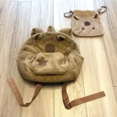 カピバラ ぬいぐるみ もこもこ リュックサック 韓国