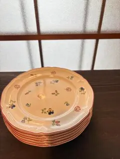 Villeroy & Boch大人気・国内廃盤「プティフルール」の平皿4枚セット