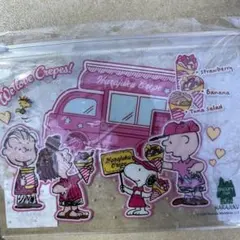 スヌーピータウンショップ 原宿店限定商品　原宿クレープ　ジッパーケース