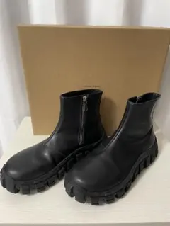 未使用級！メゾンスペシャル ヴィブラムスクエアソール サイドゴア