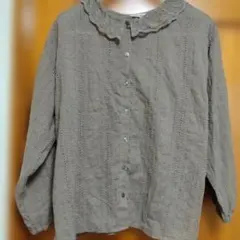 サマンサモスモス レース 長袖 ブラウス 羽織 透け感