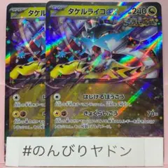 タケルライコex RR 2枚 pch704