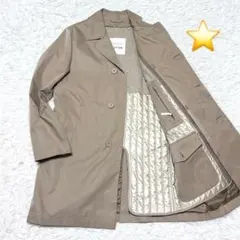 ステンカラーコートミドル