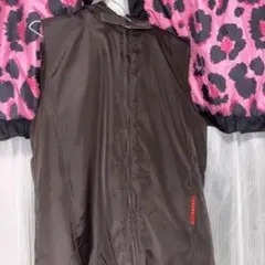 PRADA 半袖 フーデッド ウィンドブレーカー ピンク レディース S