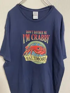 DELTA ボルチモア スーベニア カニ Tシャツ ネイビー Lのサムネイル