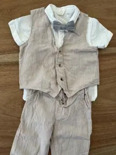 H&M ベージュ セレモニースーツ 12M