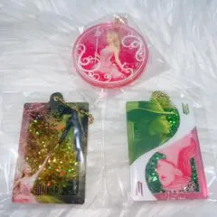 WICKED ガチャ　グリッタースイングキーチェーン　3個セット