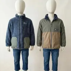 LOGOS Park リバーシブルジャケット 130 フリース ナイロン キッズ