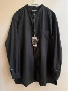 起毛リネン バンドカラーシャツ (25AW)