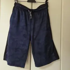 ネイビー メッシュハーフパンツ　160