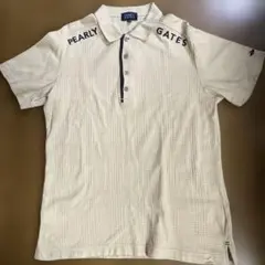 美品】PEARLY GATES 半袖シャツ ストライプ柄 サイズ5 - メルカリ