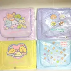すみっコぐらし】夢みるしっぽず クリア窓付き収納ボックス 4点セット